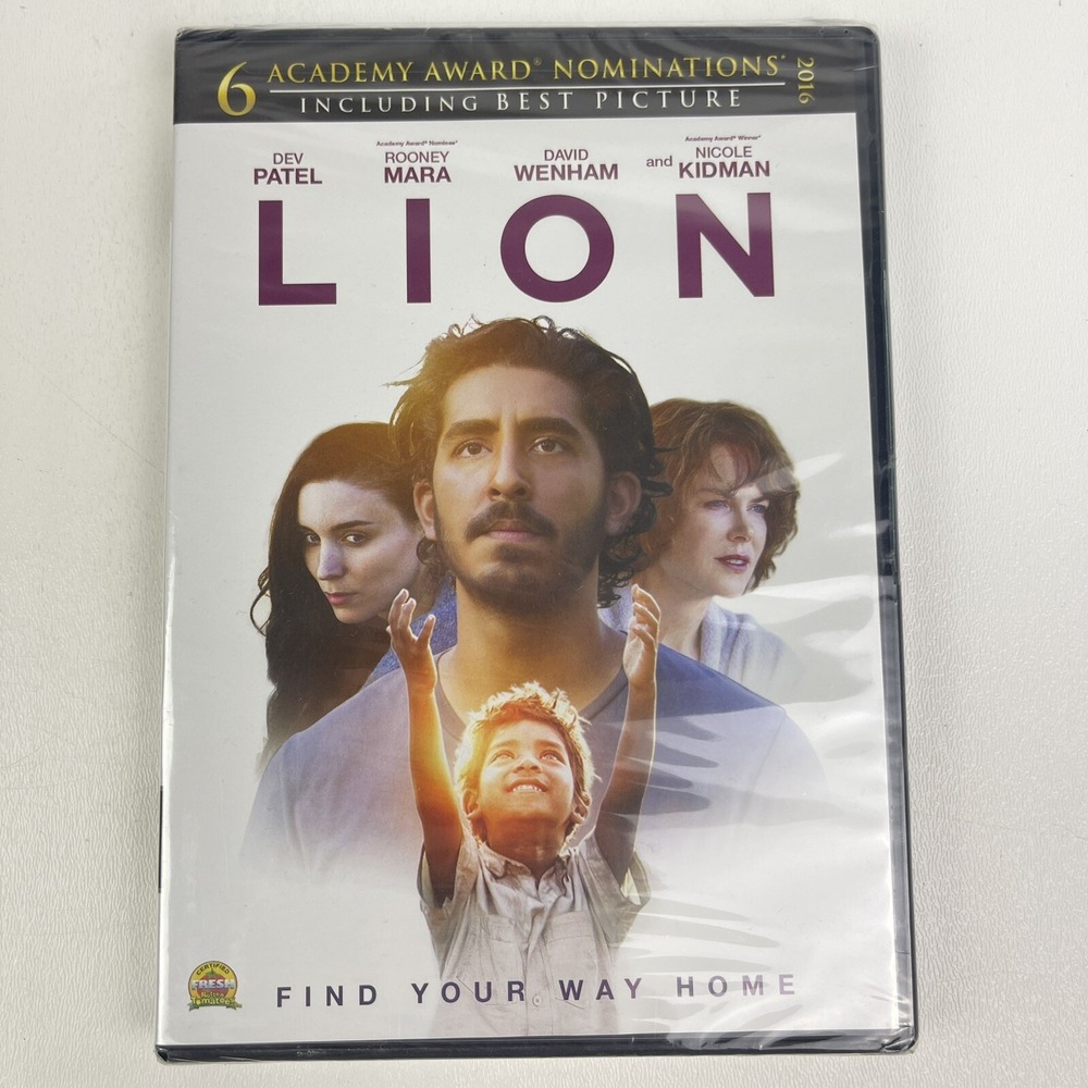 Lion DVD 2016 Dev Patel Rooney Mara David Wenham Nicole Kidman Garth Davis